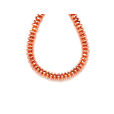 Hematit korong rose gold 9x4mm medál