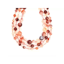  Hematoid kvarc vörös golyó 8-9mm medál