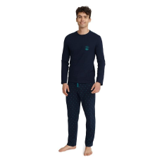 henderson Invert férfi pizsama, sötétkék XL