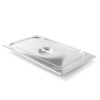 Hendi 806913 GN Kitchen Line Acél fedő merőkanál kivágással, GN 1/1