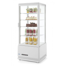 Hendi Bemutató vitrin 98L - fehér - 230V / 210W - 452x406x(H)1116 mm - HENDI 233665 hűtőgép, hűtőszekrény