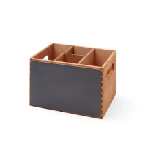 Hendi fa box 4rekeszes étlap-evőeszköztartó, 21x15x15cm konyhai eszköz