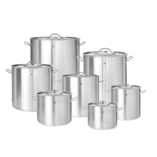 Hendi Fazék- fedővel - Budget Line - 36 L - ø360x(H)360 mm - HENDI 834404 edény