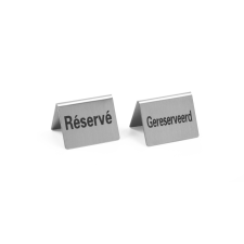 Hendi Foglalt Tábla - "Reserviert" - 50x35x(H)40 mm 4 darab - HENDI 663707 konyhai eszköz