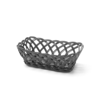 Hendi Fonott oldalú kosarak, HENDI, téglalap, Fekete, 225x150x(H)65mm konyhai eszköz