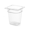 Hendi GN edény 1/6 - PC - Átlátszó - 3.4 L - 176x162x(H)200 mm - HENDI 861707