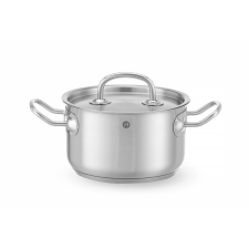 Hendi Közepes fazék- fedővel, HENDI, Kitchen Termékcsalád, 1,9L, ⌀160x(H)95mm konyhai eszköz