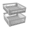 Hendi Mosogatókosár poharaknak - 40 pohártartó tüskével - 400x400x(H)110 mm - HENDI 871348