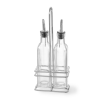 Hendi Olaj és ecettartó készlet, HENDI, 2x0,237L, 0,47L, 115x60x(H)325mm