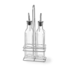 Hendi Olaj és ecettartó készlet, HENDI, 2x0,237L, 0,47L, 115x60x(H)325mm konyhai eszköz