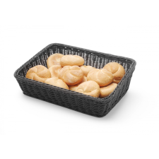 Hendi Süteményes kosár szögletes - Fekete - 400x300x(H)120 mm - HENDI 426678 konyhai eszköz