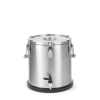 Hendi Szigetelt hordozható ételtárolóedény – csappal - Profi Line - 20L - ⌀330x(H)360mm - HENDI 710227