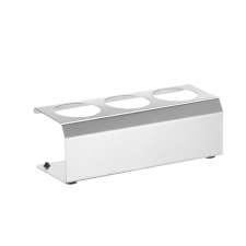 Hendi Szószadagoló flakon állvány, HENDI, 3 lyuk ø 50 mm, 229x90x(H)78mm konyhai eszköz