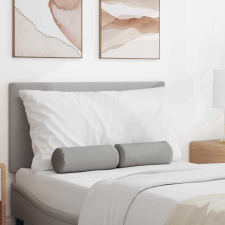  Hengerpárnák 2 pcs Felhőszürke Ø 15 x 40 cm szövet lakástextília