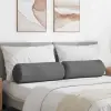  Hengerpárnák 2 pcs Sötétszürke Ø 25 x 70 cm szövet