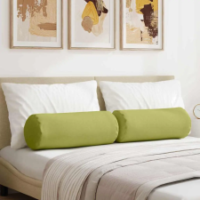 Hengerpárnák 2 pcs Világos zöld Ø 25 x 70 cm szövet lakástextília