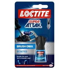 HENKEL Pillanatragasztó, ecsetes, 5 g, HENKEL Loctite Super Attak (IHSA6) ragasztószalag