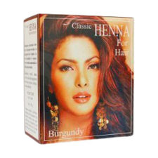 Henna Classic Classic Henna burgundi vörös hajszínező por 100g hajfesték, színező