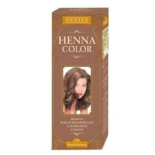 ,HENNA COLOR, Henna Color hajszinezőpor nr 13 mogyoróbarna 25 g hajápoló szer