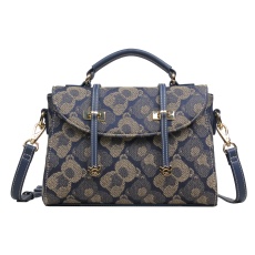  Henney Bear- Kézi- És Válltáska- H-260-SHADOW BEAR BLUE-