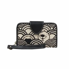 Henney Bear -Női Pénztárca -HW-118-BLACK WHITE WAVE-