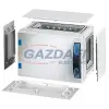 Hensel FP 0151 Üres elosztó zárt oldalfalakkal, 276x186x186 mm