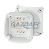 Hensel KF 0200 H Időjárásálló kábelösszekötő doboz, 93x93x62 mm, IP66/67
