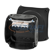 Hensel KF 0604 B Időjárásálló kábelösszekötő doboz, 130x130x77 mm, IP66/67 villanyszerelés