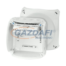 Hensel KF 0606 G Időjárásálló kábelösszekötő doboz, 130x130x77 mm, IP66/67 villanyszerelés