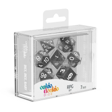 heo GmbH Oakie Doakie Dice RPG készlet Márvány - Fekete (7 darabos készlet) társasjáték