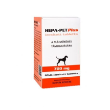 HEPA-PET 2db-tól : HEPA-PET Plus ízesített tabletta 700mg. 60szem , Ingyenes szállítás vitamin, táplálékkiegészítő kutyáknak