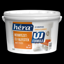 Héra 4l fehér matt mennyezet- és falfesték fal- és homlokzatfesték