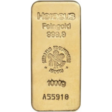 Heraeus 1000g - befektetési aranyrúd egyéb ékszer