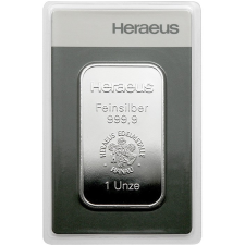 Heraeus - 1 Oz - ezüst befektetési ezüstlap egyéb ékszer