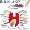  Herakles Benjo Shad 3" 7,5cm Baitfish gumihal 7 db/csg