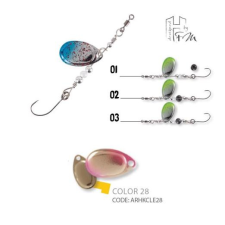  Herakles Clever Spin 1,5gr Golden Trout körforgó villantó csali