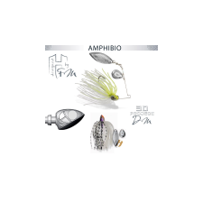 HERAKLES SPINNERBAIT AMPHIBIO TANDEM 1/4oz 7gr Ghost White csali