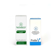 Herbaferm cseppek 30 ml + Herbaferm Prefer V kapszula 14db vitamin és táplálékkiegészítő
