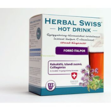 HERBAL SWISS HOT DRINK Gyógynövény-kivonatokat tartalmazó insant italpor 12db gyógyhatású készítmény