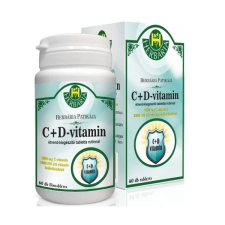 Herbária C+D-vitamin tabletta rutinnal 60db vitamin és táplálékkiegészítő