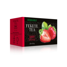  Herbária fekete tea 20x1,5 g (Eper) tea