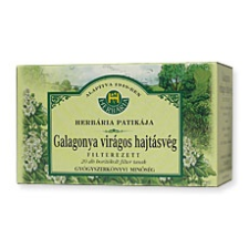 Herbária Galagonya Virágos Hajtásvég Tea(20 filteres) gyógytea
