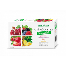  Herbária gyümölcstea mix 1 gránátalma, erdei gyümölcs, eper, ananász variáció 20x2 g 40 g tea