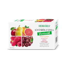  Herbária Gyümölcstea Variációk (Alma és Körte, Grapefruit, Málna, Vadmeggy) 20x2 g tea