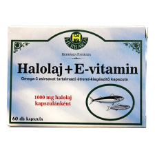 HERBÁRIA HALOLAJ + OMEGA3 LÁGYZSELATIN KAPSZULA 60DB vitamin és táplálékkiegészítő