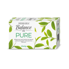 Herbária Pure Fehér tea és gyógynövény teakeverék ananász és jázmin ízesítéssel tea
