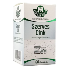 Herbária szerves cink tabletta 60db vitamin és táplálékkiegészítő