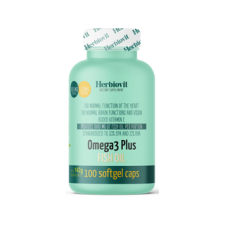 Herbiovit Kft Herbiovit Omega-3 Plus halolaj lágykapszula 100db vitamin és táplálékkiegészítő