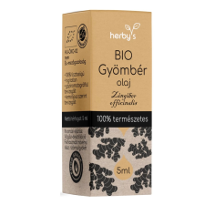 Herbys bio gyömbér fűszercsepp 5 ml alapvető élelmiszer