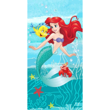 Hercegnők Disney Hercegnők, Ariel Friends fürdőlepedő, strand törölköző 70*140cm lakástextília